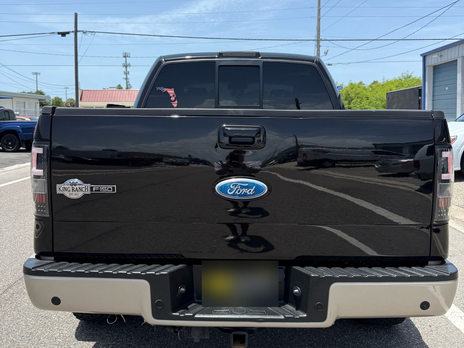 F-150 tailgate corrected and coated